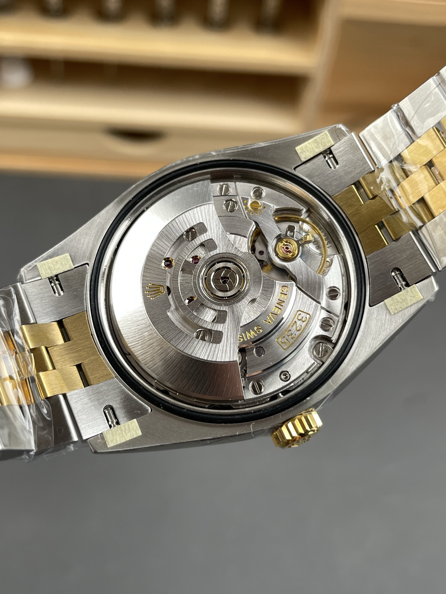 Rolex Datejust Cal.3235 Movement 1:1 Mirror Super Clone 904L Steel 36MM - Gold Fluted Motif Dial - view 6