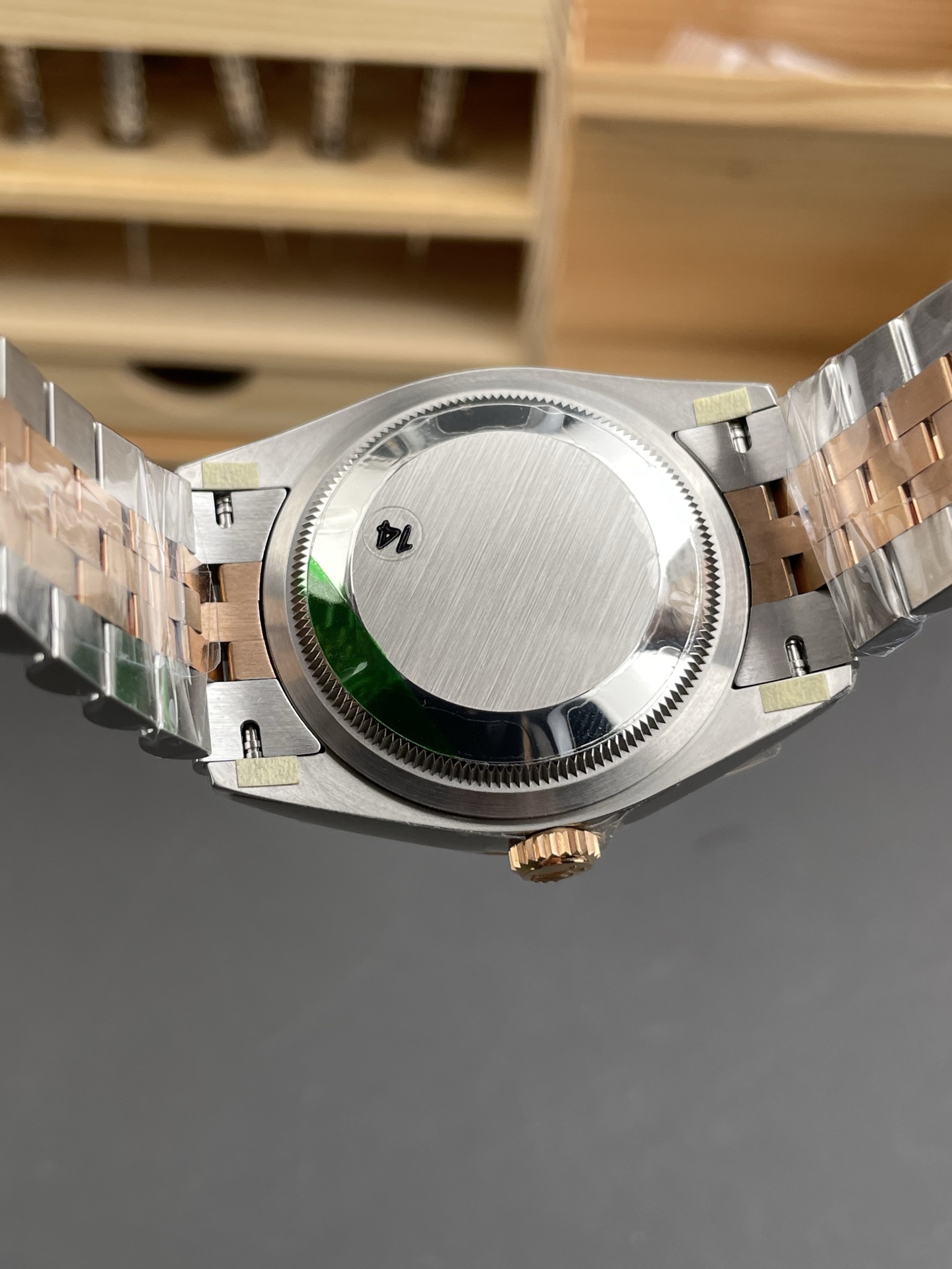 Rolex Super Clone Datejust ETA 3235 Movement 41MM Two Tone Rose Gold Plating Fluted Dial Watch - view 5
