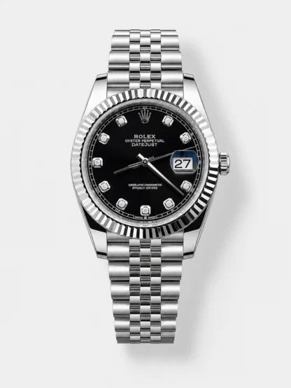 Rolex Datejust 126234 36MM Swiss Super Clone in 904L Steel in Black Dial 1:1 Mirror - view 1
