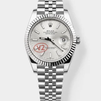 Rolex Datejust Cal.3235 Movement Swiss Watch 1:1 Mirror Super Clone 904L Steel 41MM - Steel Dial - view 1
