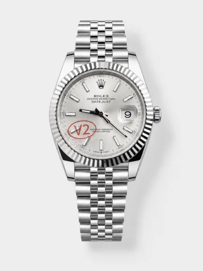 Rolex Datejust Cal.3235 Movement Swiss Watch 1:1 Mirror Super Clone 904L Steel 41MM - Steel Dial - view 1