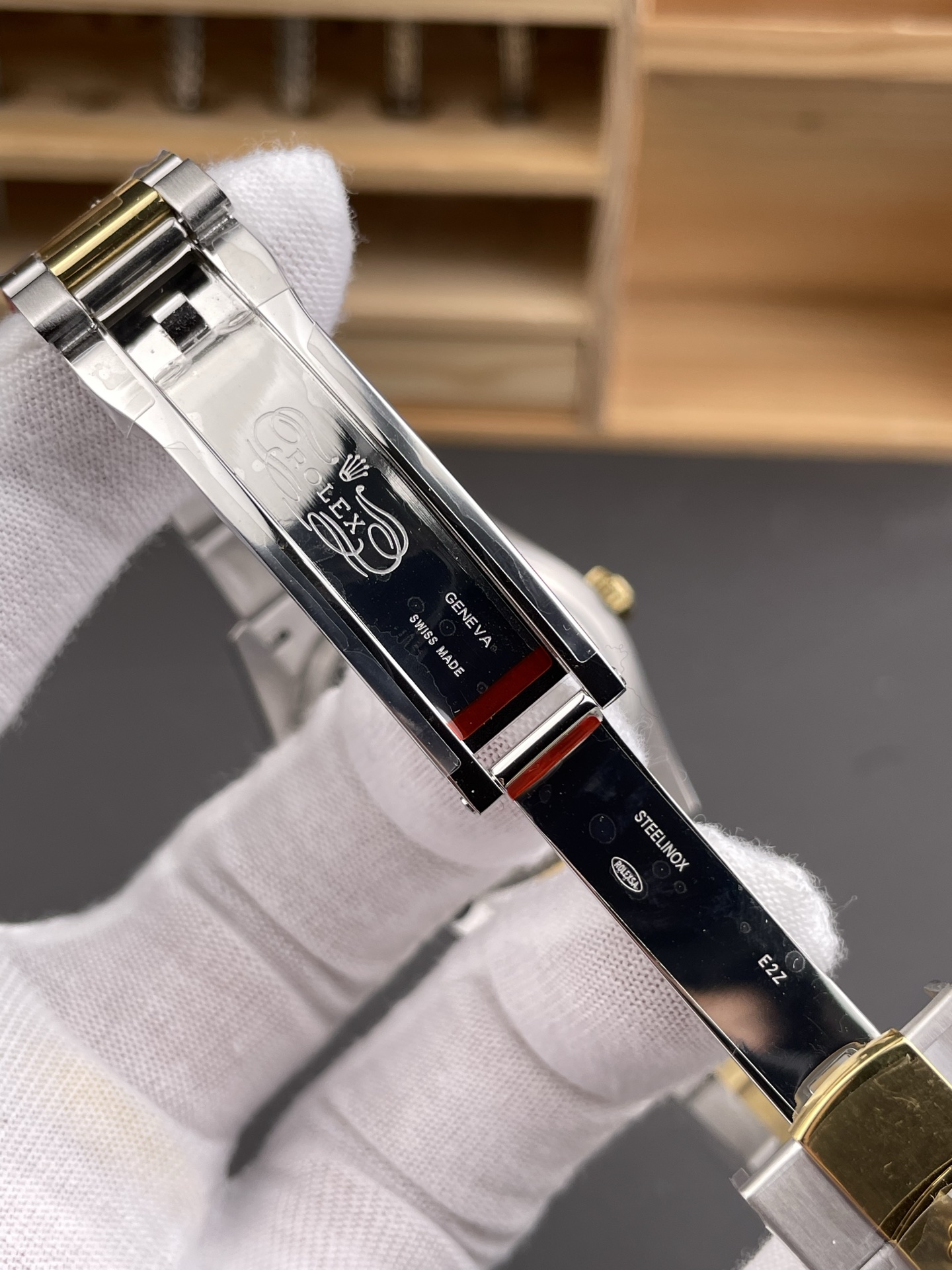 Rolex Datejust M278248 31mm Swiss Super Clone (Two-Tone Gold) - White Mother-of-Pearl Dial, 1:1 Top-Tier Quality - view 8