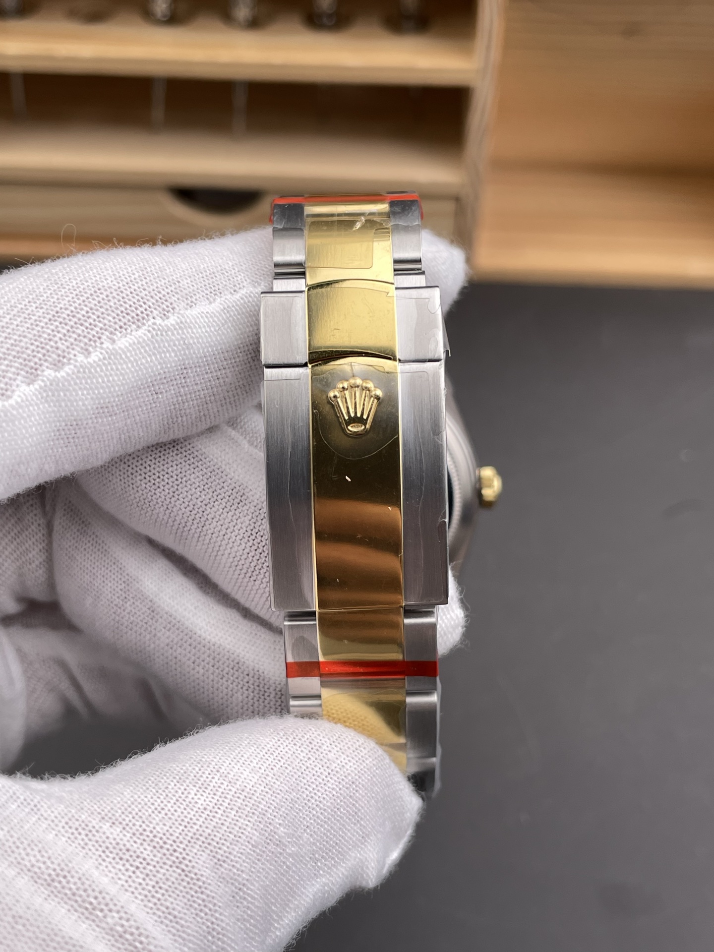 Rolex Datejust M278248 31mm Swiss Super Clone (Two-Tone Gold) - White Mother-of-Pearl Dial, 1:1 Top-Tier Quality - view 9