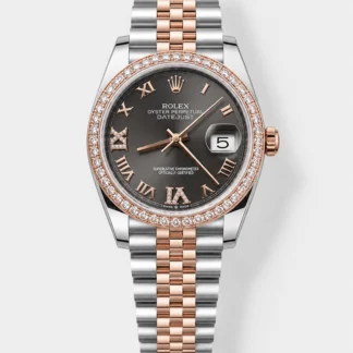 Rolex Datejust M126331 Brown Roman Dial Two Tone 31mm Super Clone Watch