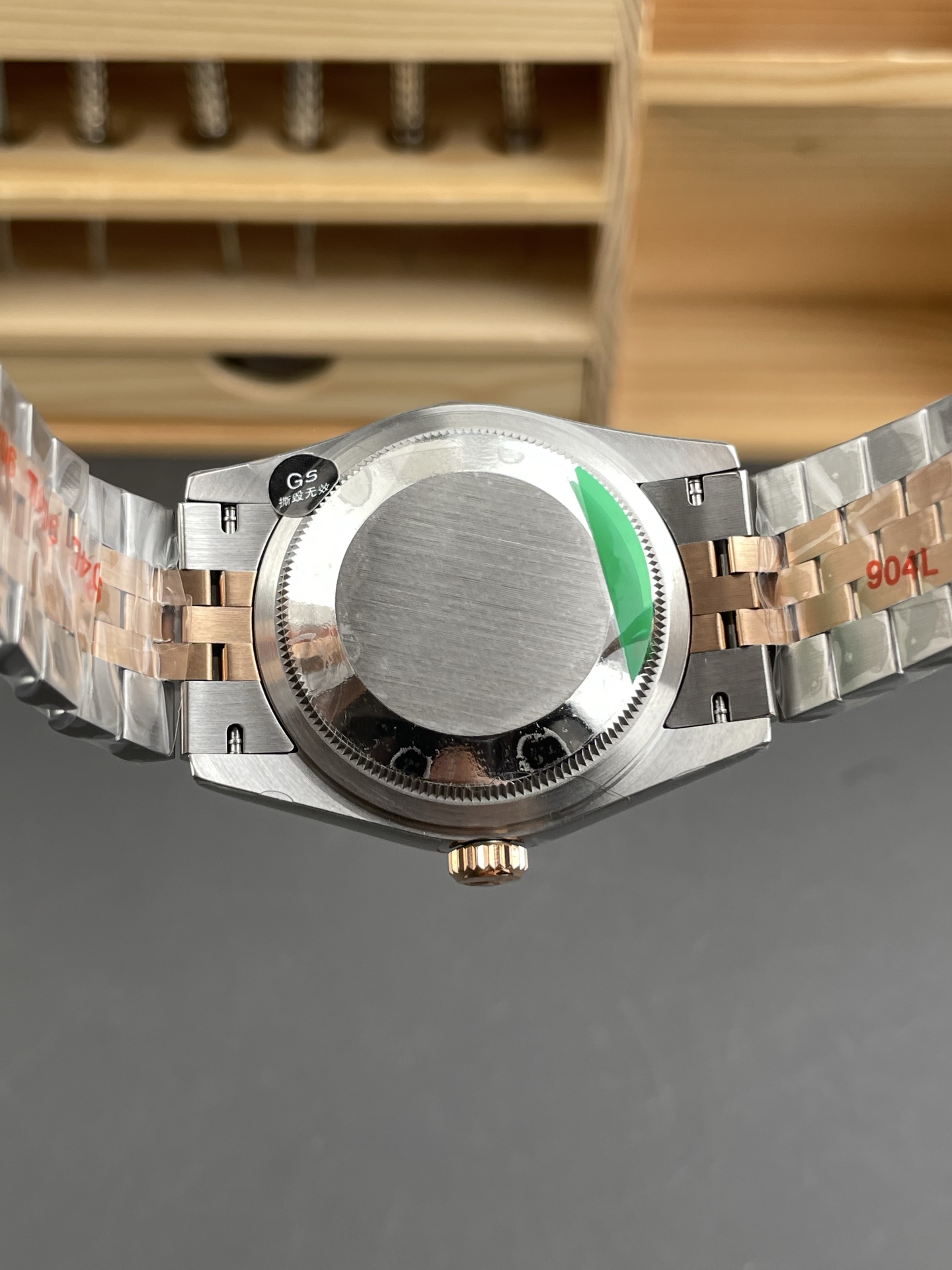 Rolex Datejust Cal.3235 Movement Super Clone Rose Gold 2 Tone 31MM Brown Dial Watch - view 7