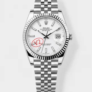 Rolex Datejust Cal.3235 Movement Swiss Watch 1:1 Mirror Super Clone 904L Steel 41MM - White Dial - view 1