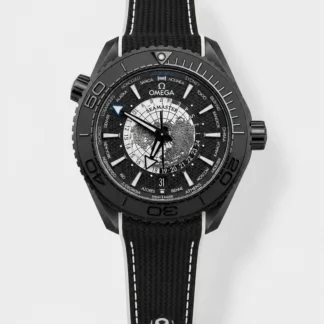 Omega Super Clone Planet Ocean 600M Worldtimer Ceramic Swiss Watch - view 1