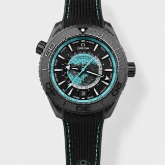 Omega Super Clone Planet Ocean 600M Worldtimer Ceramic Swiss Watch - view 1