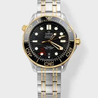 Omega Seamaster Super Clone 300M Master Chronometer Blue Swiss 2 Tone Watch - view 1