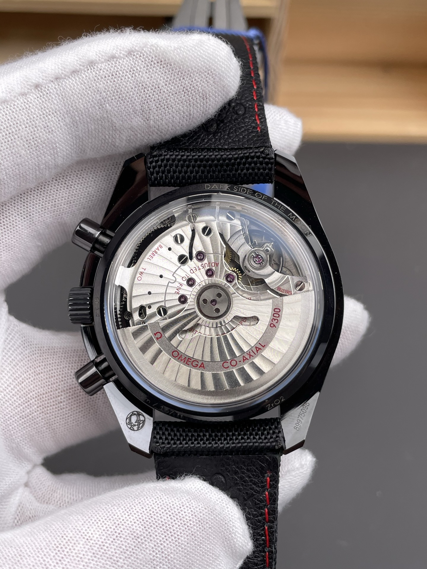 Omega Speedmaster Dark Side of the Moon Black Strap - 1:1 Super Clone Watch - view 5