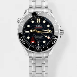 Omega Seamaster James Bond Black Swiss 904L Steel 1:1 Mirror Super Clone Watch - view 1