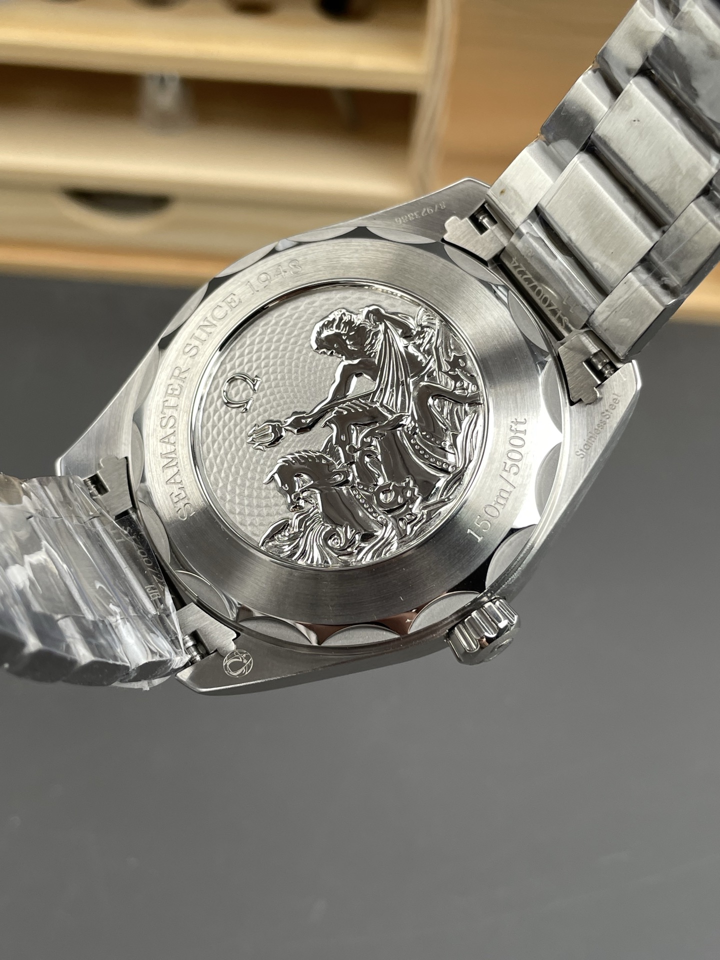 Omega Aqua Terra 150M Wolrd Timer 24 Summer Blue Dial 904L Steel 1:1 Mirror Super Clone 41MM - view 5