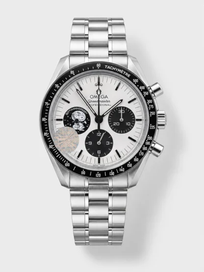 Omega Speedmaster Silver Snoopy 1:1 Super Clone (Rotating Globe and Snoopy at Rear) - view 1
