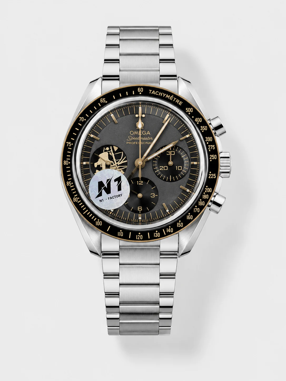 Omega Speedmaster Professional Moonwatch Apollo 11 50th Anniversary Moonshine Gold Swiss Super Clone Watch - view 1