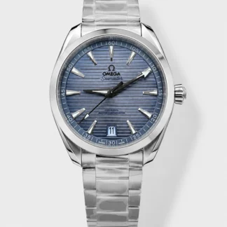 VS Factory Omega Men’s Seamaster Top-Tier Super Clone Watch - Blue Dial, Steel Bracelet (Ref. 220.10.41.21.10.001) - view 1
