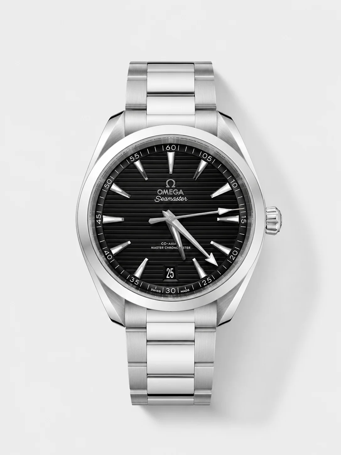 Omega Aqua Terra Black Dial Bracelet Super Clone watch, gallery photo