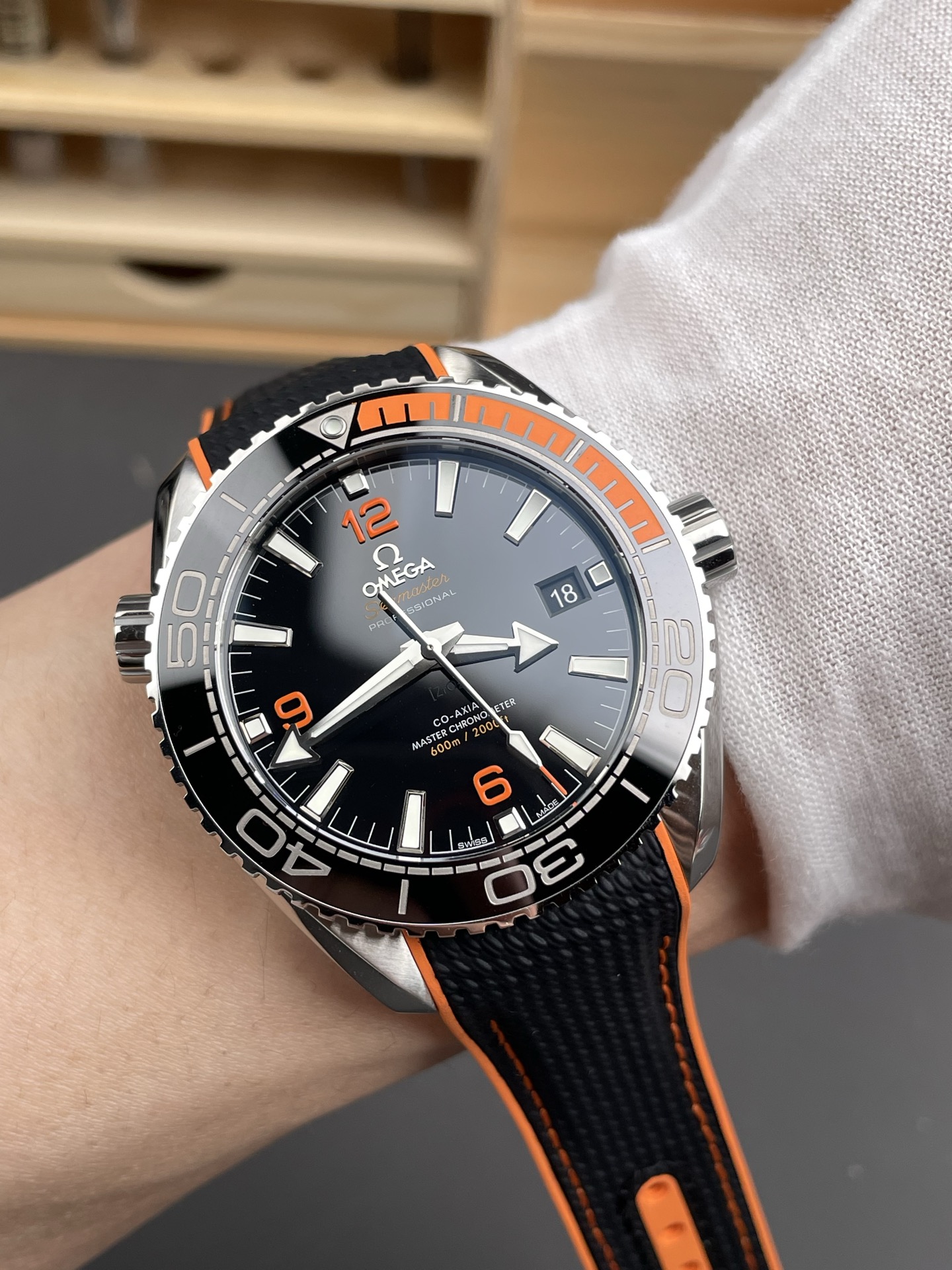 Omega Seamaster Planet Ocean 904L Steel Swiss Black Dial 43.5MM 1:1 Ultimate Edition Watch - Super Clone Watch - view 10