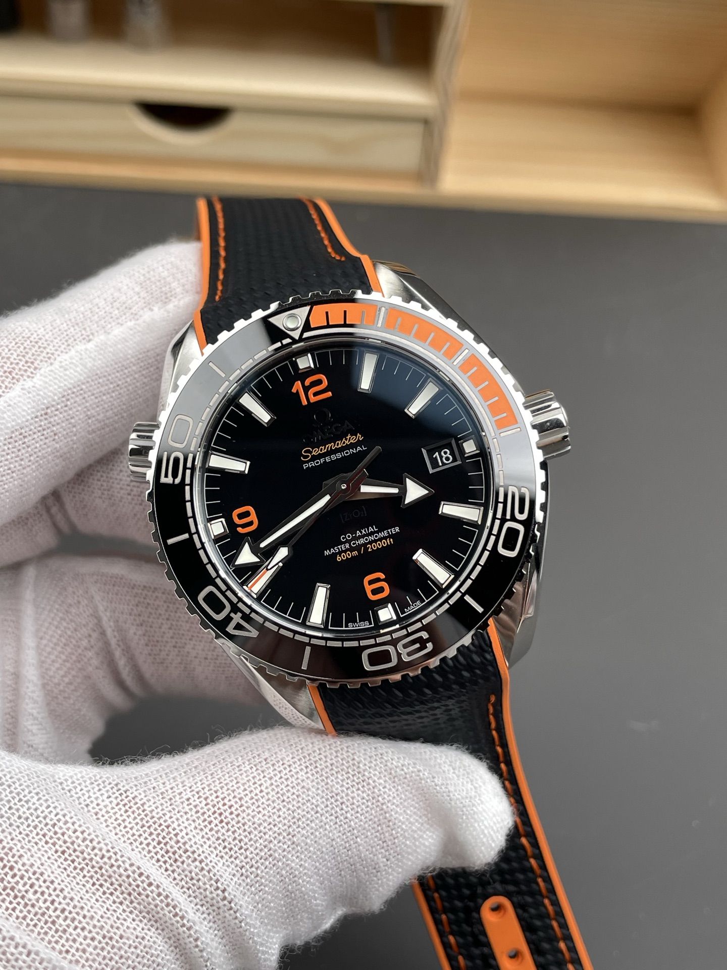 Omega Seamaster Planet Ocean 904L Steel Swiss Black Dial 43.5MM 1:1 Ultimate Edition Watch - Super Clone Watch - view 4