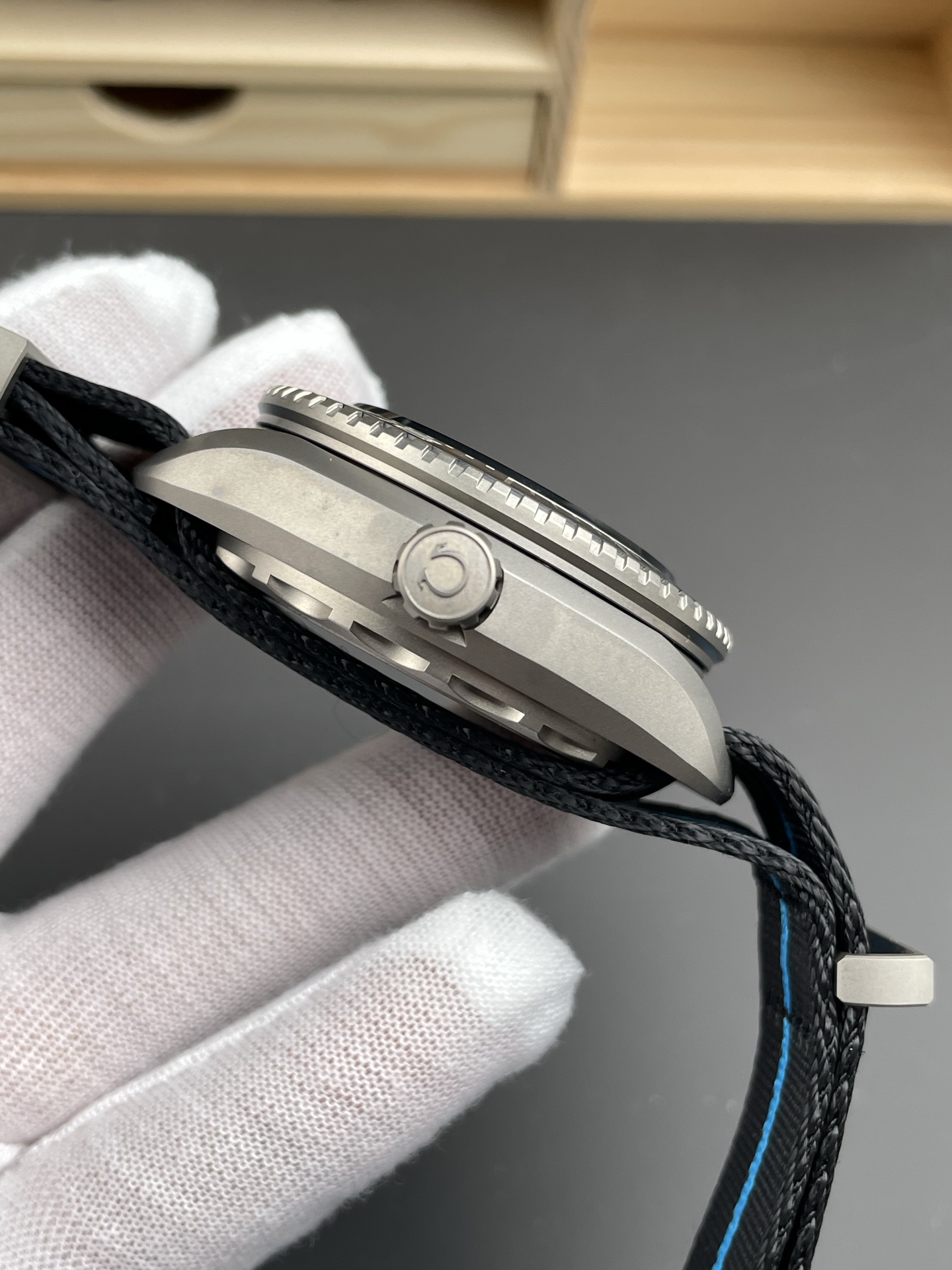 Omega Seamaster Planet Ocean 600M Ultra Deep Titanium 45.50mm 1:1 Mirror Super Clone Watch - view 5