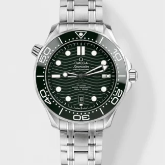 Omega Seamaster Green Dial Steel Bracelet Super Clone Watch