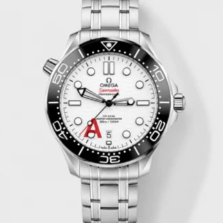 Omega Seamaster 300M Master Chronometer White Swiss 904L Steel 1:1 Mirror Super Clone Watch - view 1
