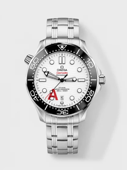 Omega Seamaster 300M Master Chronometer White Swiss 904L Steel 1:1 Mirror Super Clone Watch - view 1