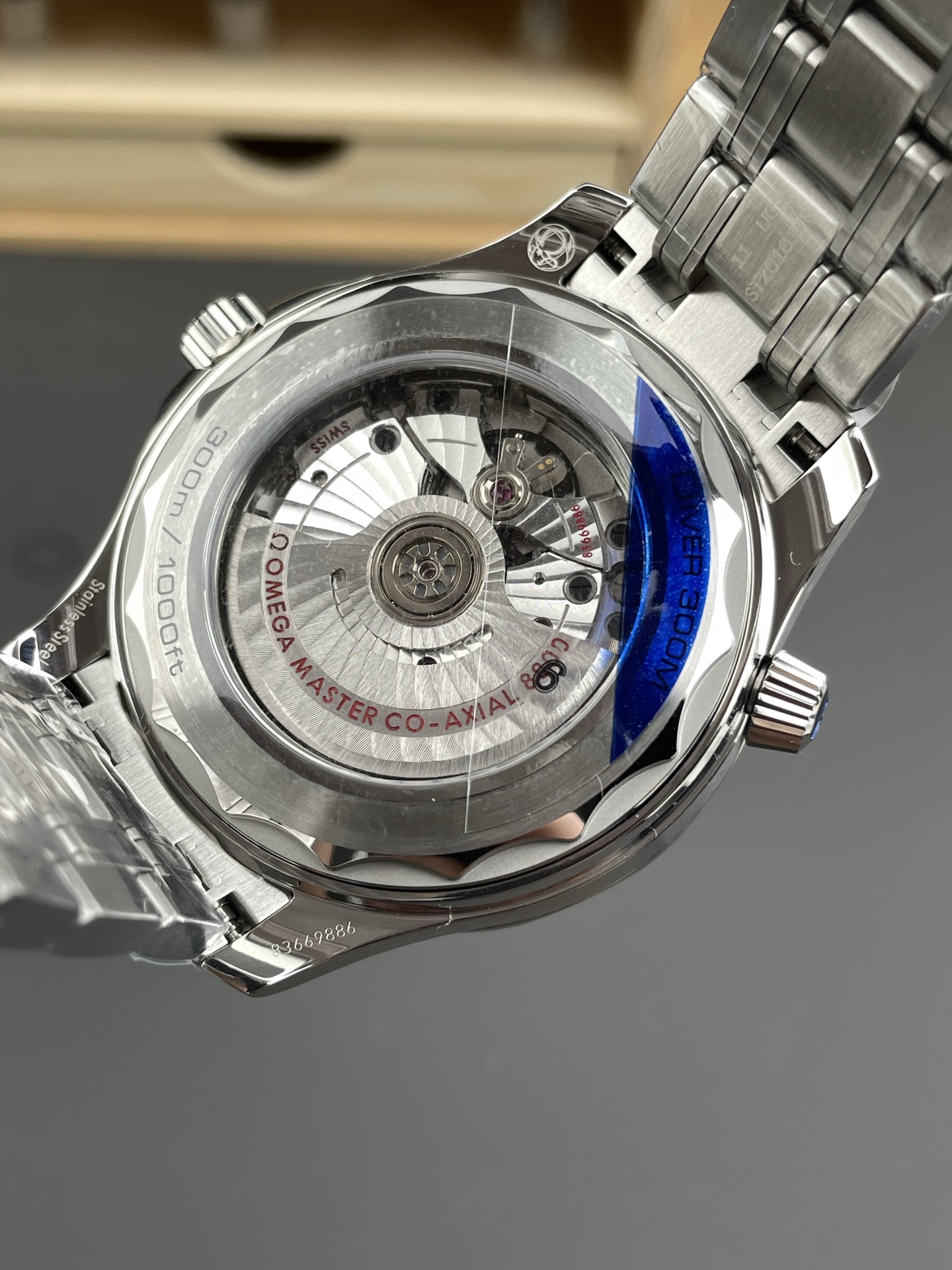 Omega Seamaster 300M Master Chronometer White Swiss 904L Steel 1:1 Mirror Super Clone Watch - view 5