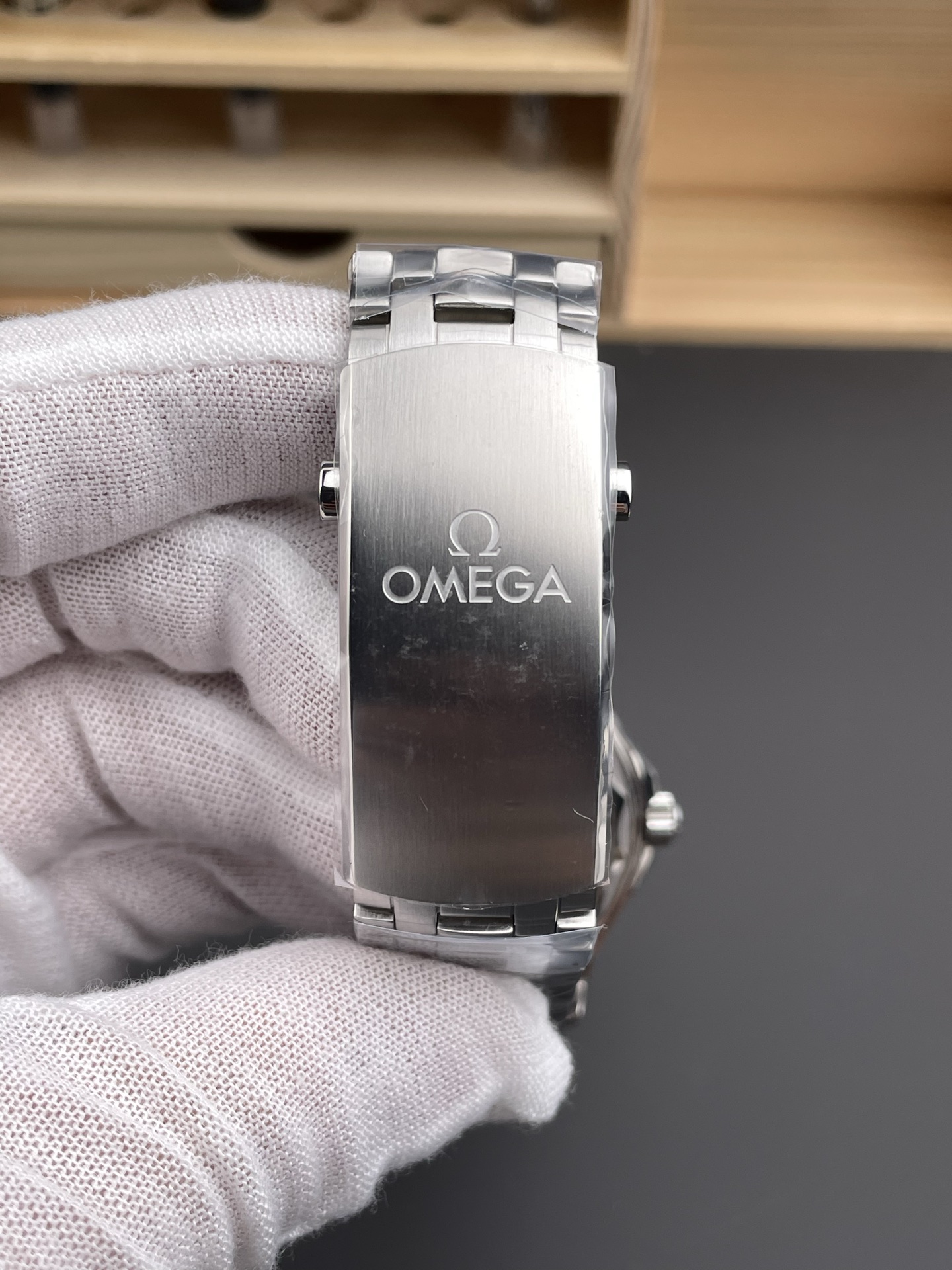 Omega Seamaster 300M Master Chronometer White Swiss 904L Steel 1:1 Mirror Super Clone Watch - view 9