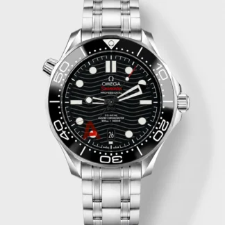 Omega Seamaster 300M Master Chronometer Black Swiss 904L Steel 1:1 Mirror Super Clone Watch - view 1
