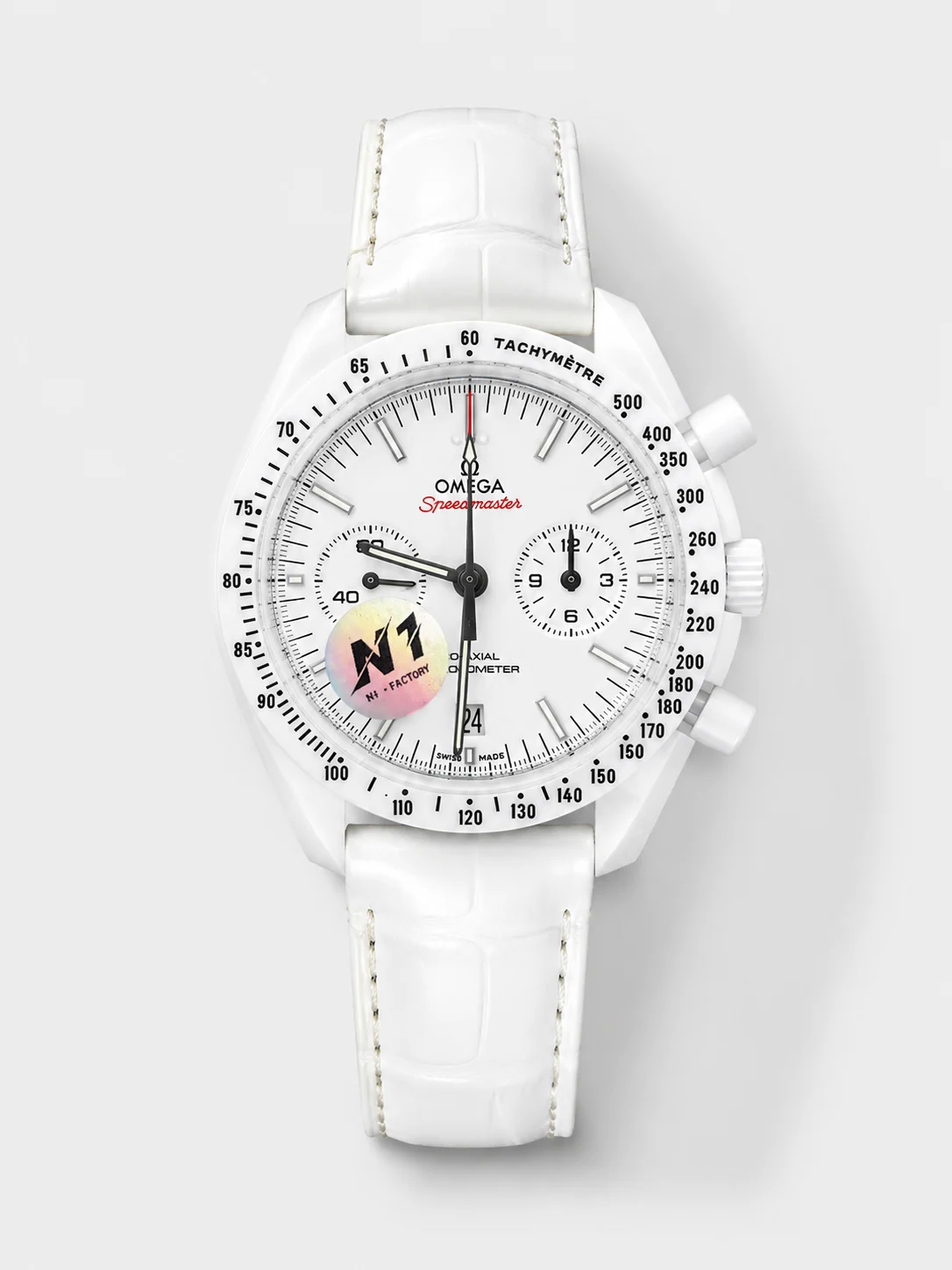 Omega Speedmaster White Side of the Moon White Dial Super Clone watch, gallery photo