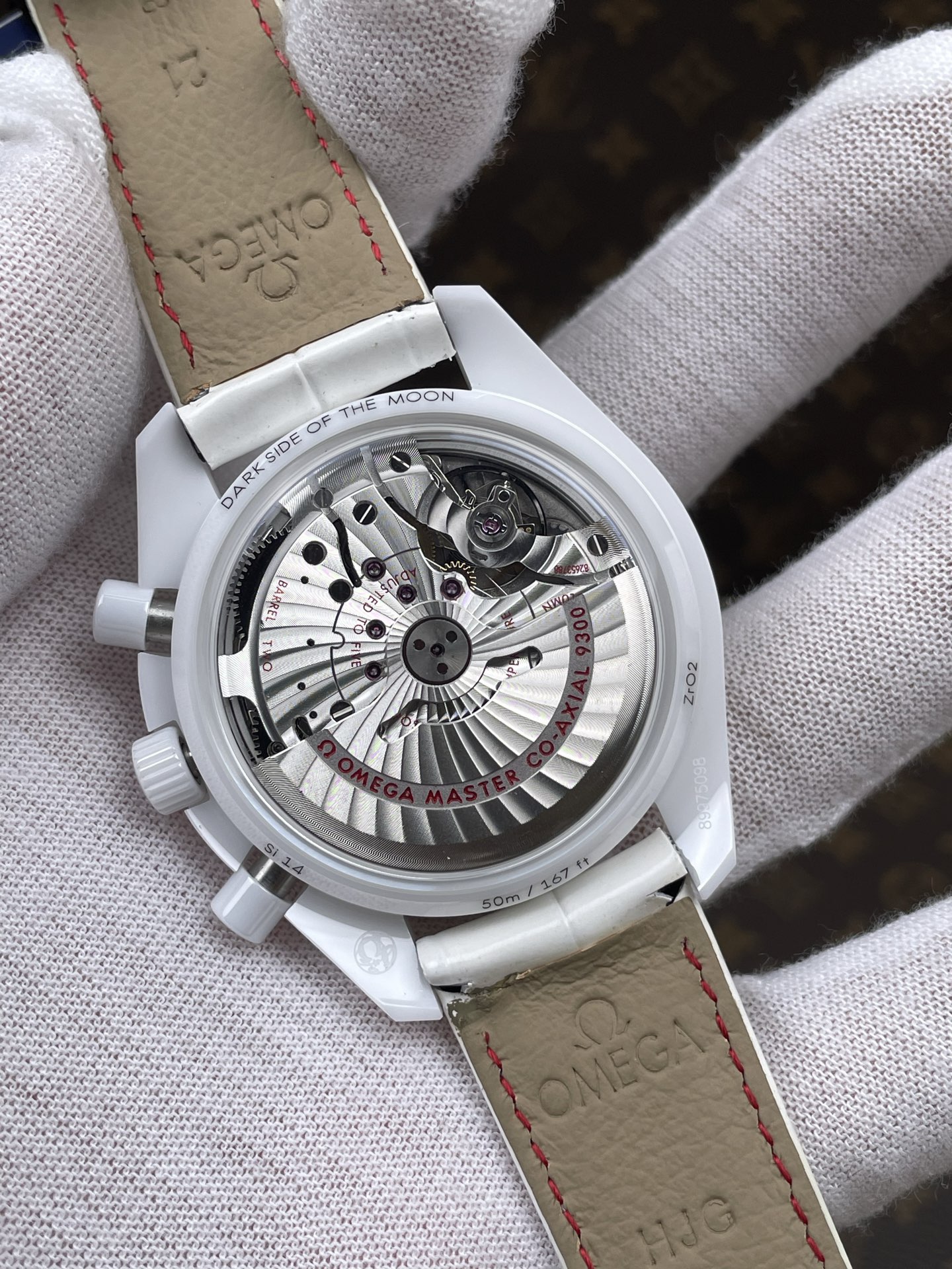 Omega Speedmaster Super Clone White Side of the Moon Ceramic Casing Watch - view 7