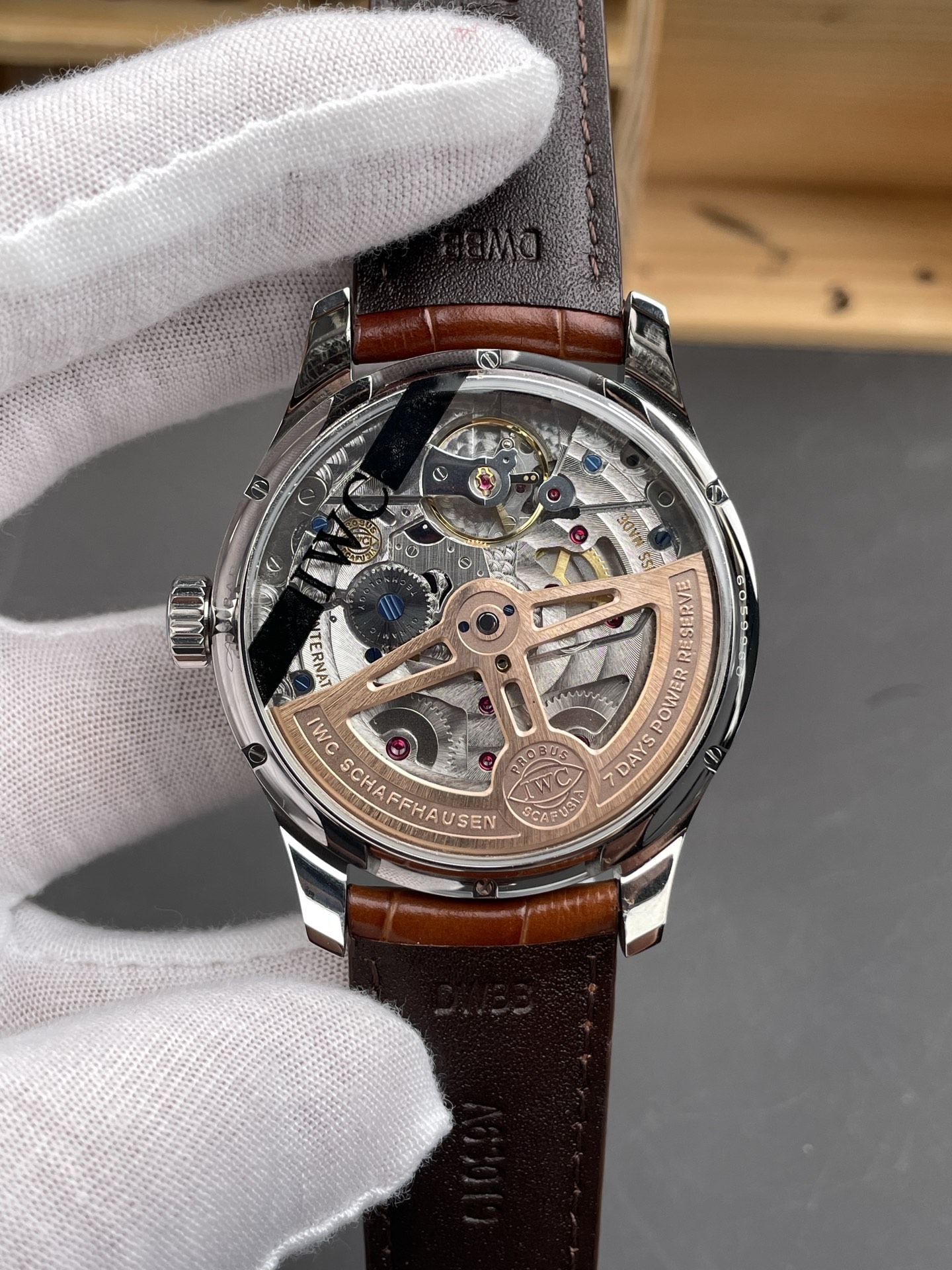 IWC Portuguese Perpetual Calendar 904L Steel Swiss Super Clone Watch REF. IW503307 - view 6