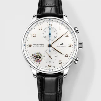 IWC Portugieser Chronograph IW371605 White Dial Super Clone Watch