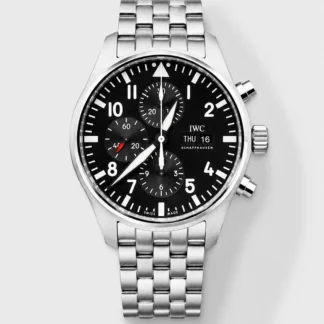 IWC Pilot Chronograph Le Petit Prince Edition Black Dial 1:1 Mirror Super Clone Watch - view 1