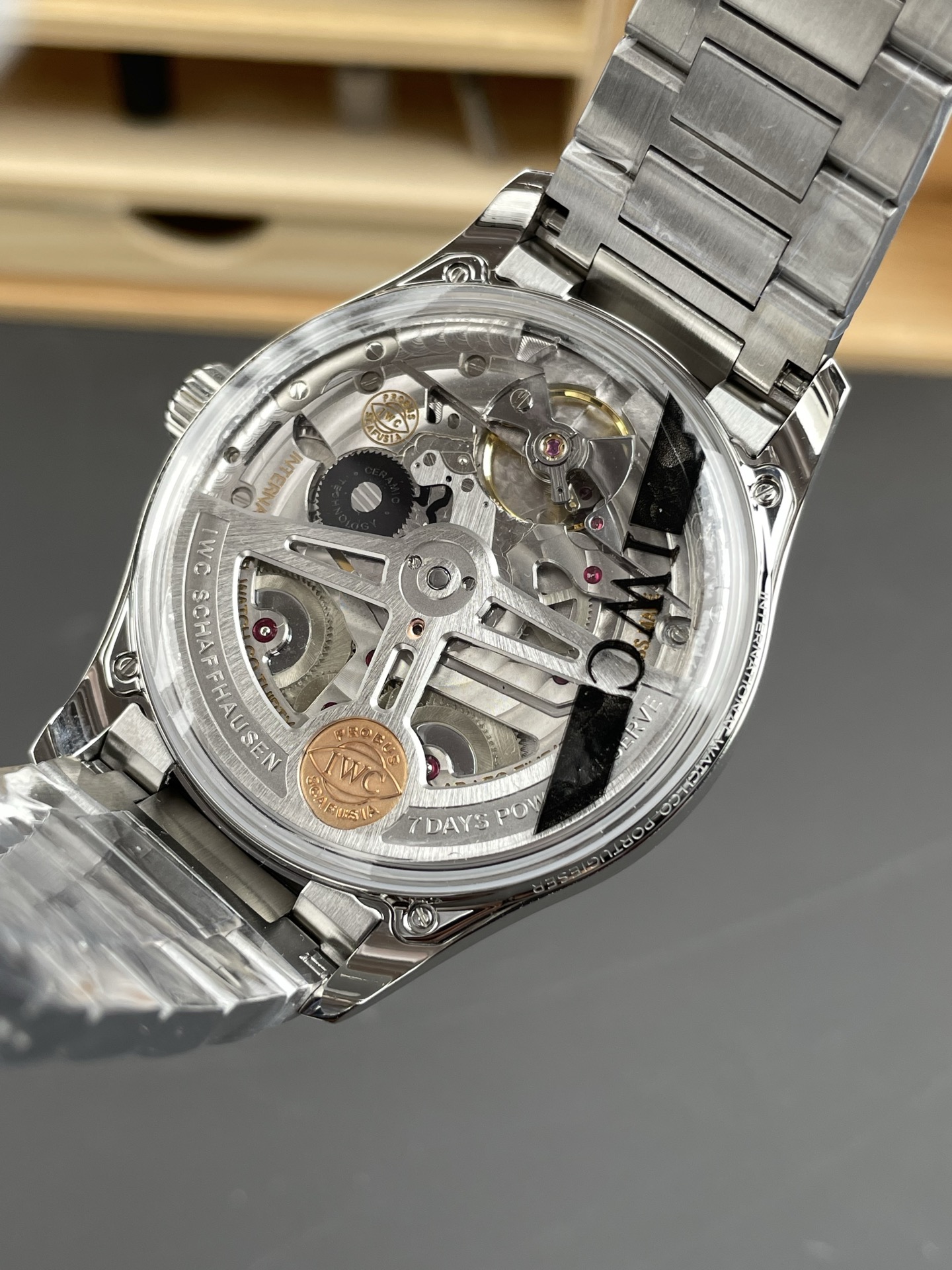 IWC Super Clone Portugieser Swiss 1:1 Mirror Watch White Dial Steel Case Watch - view 5