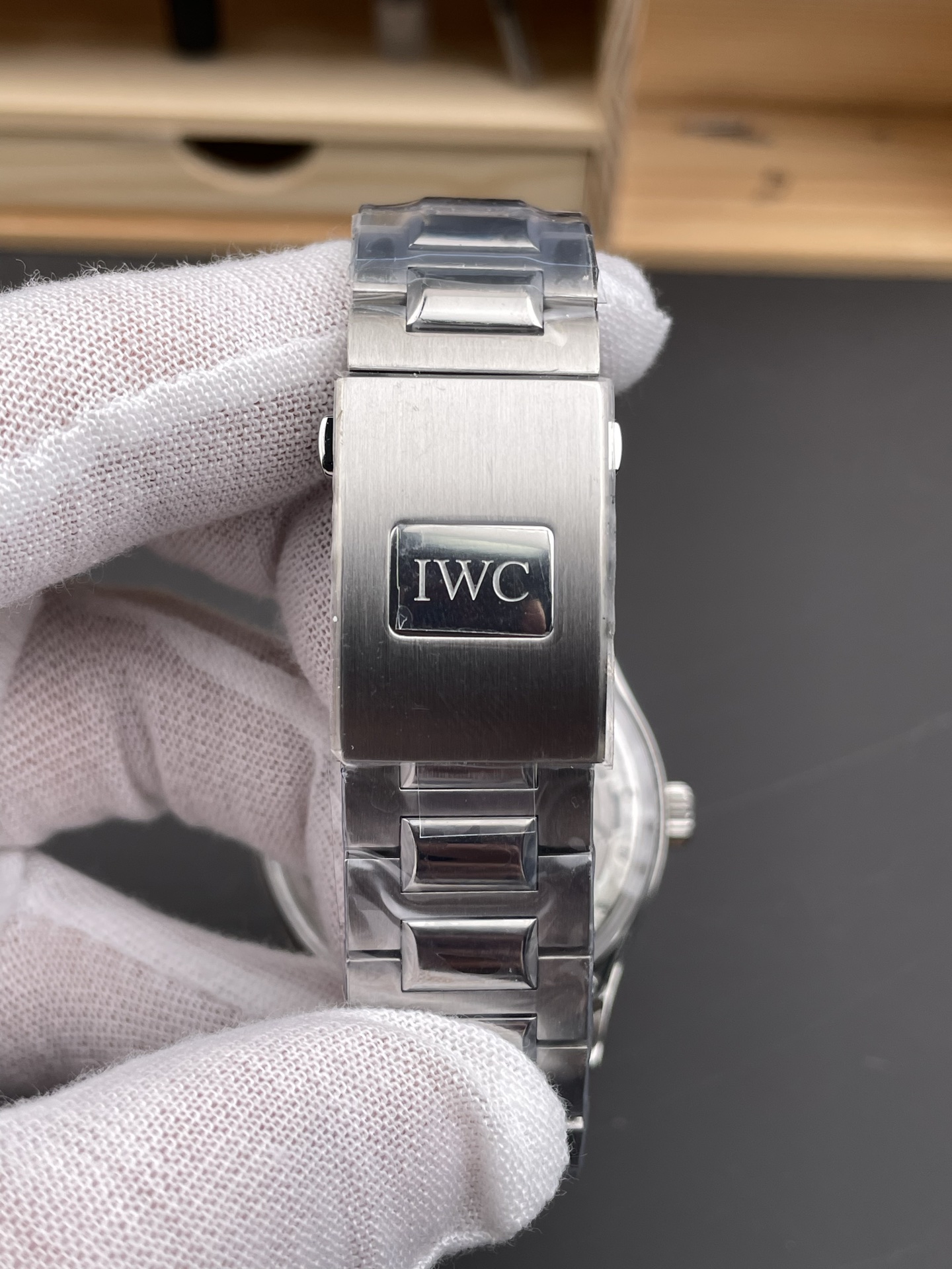 IWC Super Clone Portugieser Swiss 1:1 Mirror Watch White Dial Steel Case Watch - view 9
