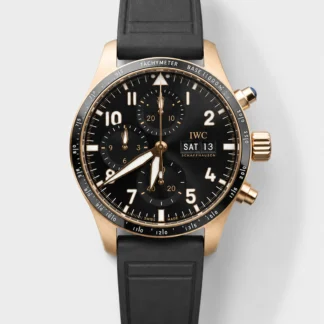 IWC Pilot’s IW388306 Super Clone Chronograph 41 Mercedes-AMG Pertonas F1 Rose Gold Watch - view 1