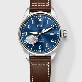 IWC Pilot’s MARK XVIII IW327010 Steel Blue Dial Le Petit Prince 904L Steel 1:1 Mirror Super Clone - view 1