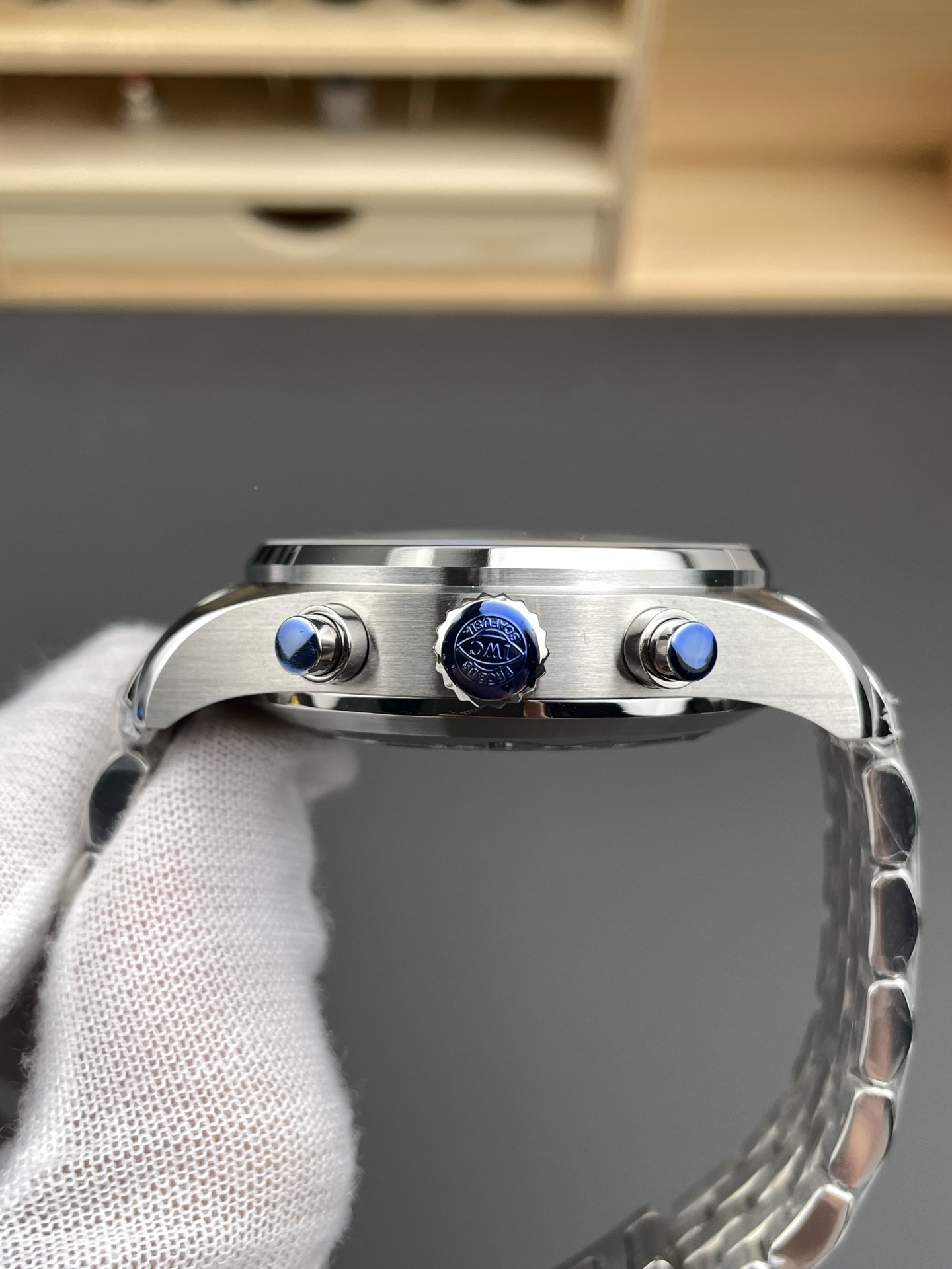 IWC Pilot Chronograph Le Petit Prince Edition Blue Dial 1:1 Mirror Super Clone Watch - view 6