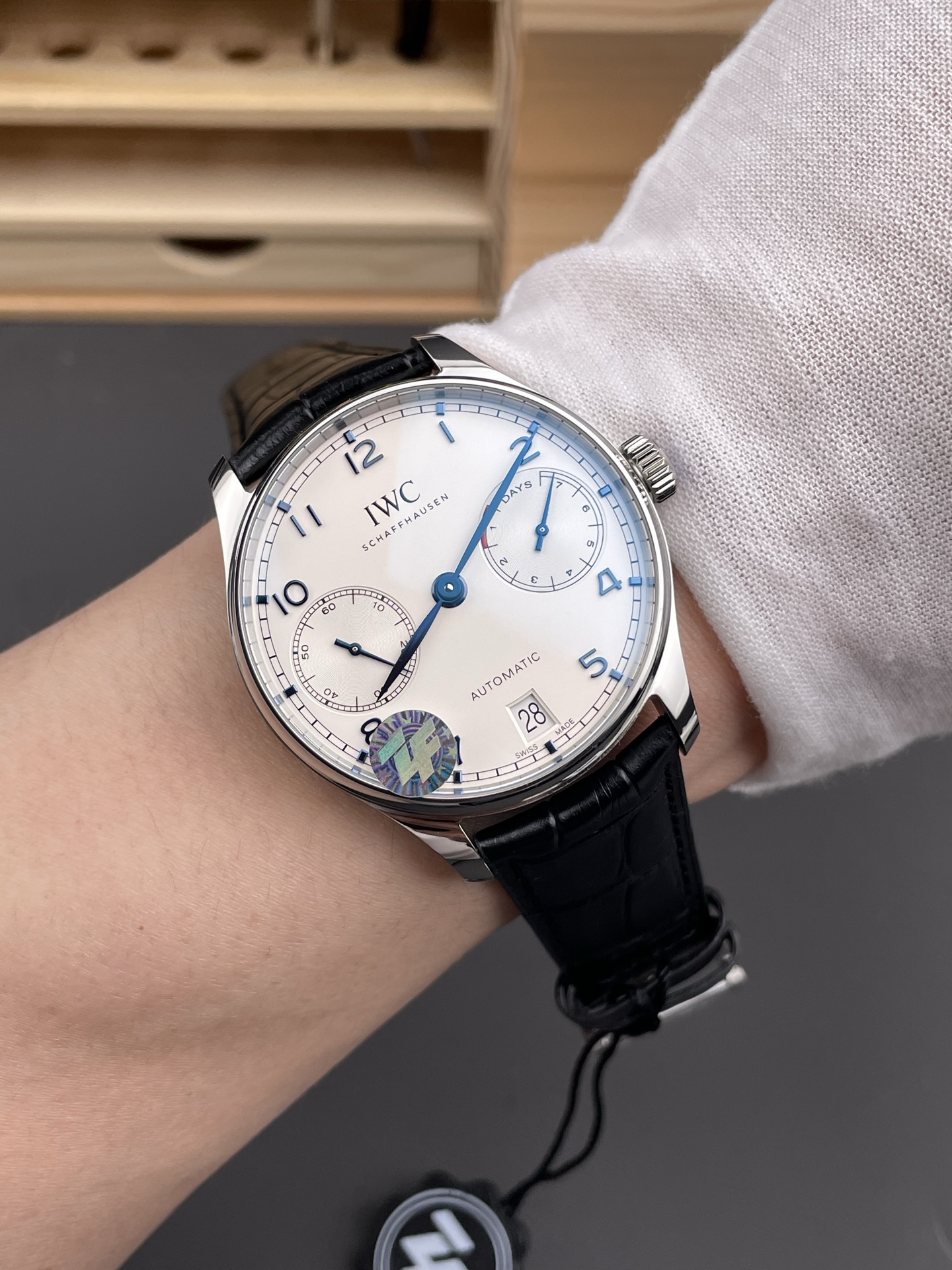 IWC IW500705 Portugieser Swiss 1:1 Mirror Super Clone Watch White Dial - Updated 2016 Version - view 10