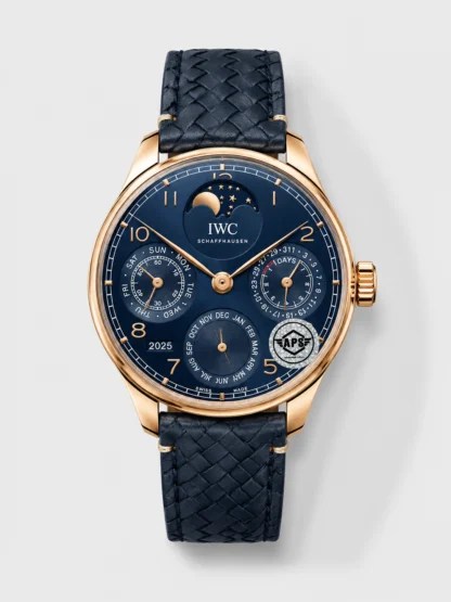 IWC Portuguese Perpetual Calendar Rose Gold Swiss Super Clone Watch REF. IW503312 - view 1