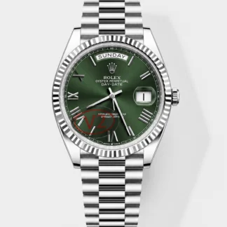 Rolex Day Date Super Clone Green Dial 40MM 188 Grams Swiss watch - view 1