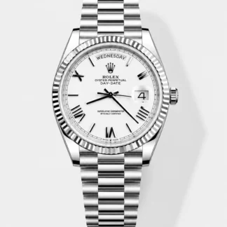 Rolex Day Date Super Clone White Dial 40MM 147 Grams Swiss watch - view 1