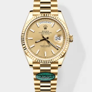 Rolex Day-Date Gold Tone Dial Super Clone watch, gallery photo