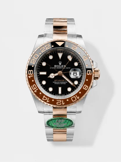 Rolex GMT Masters II Super Clone M126711CHNR-0002 Everose Two Tone Gold Swiss Watch - view 1