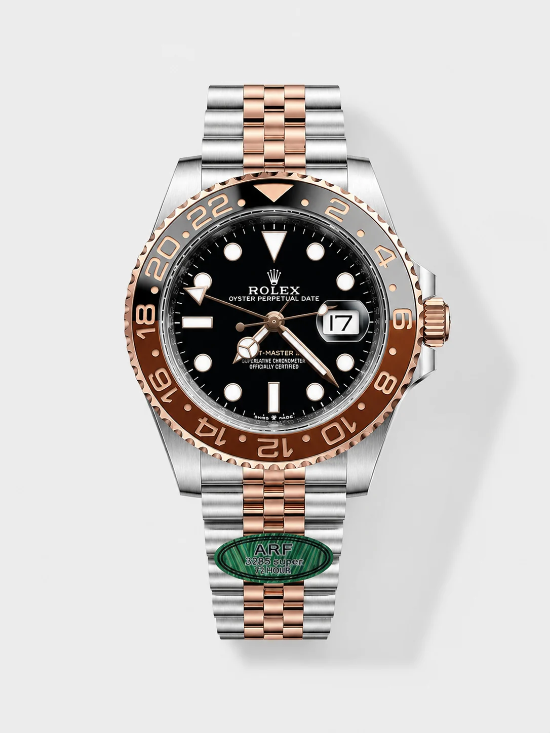 Rolex GMT-Master II Root Beer Black Dial Super Clone watch, gallery photo