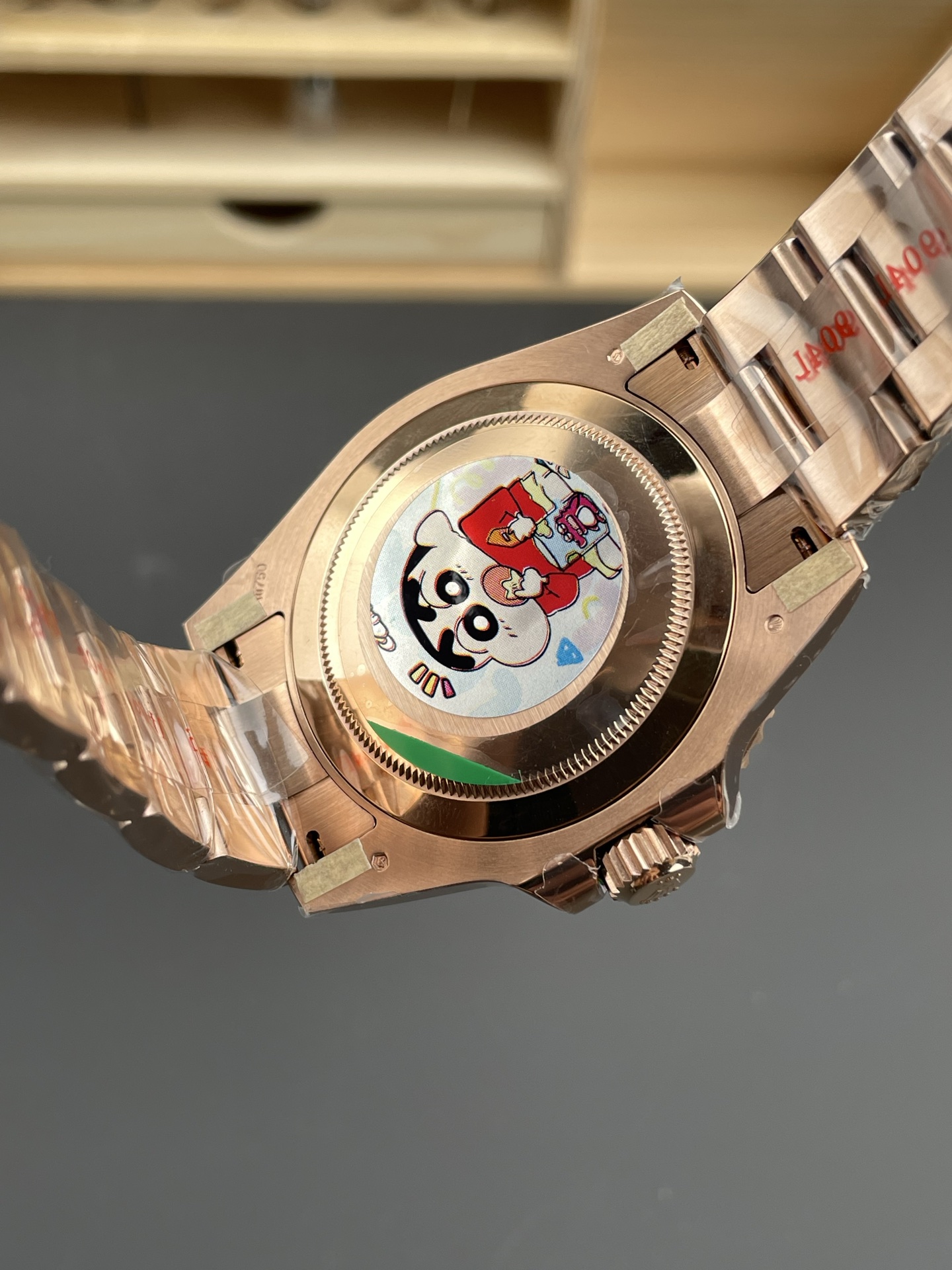 Rolex GMT Masters II Super Clone 126715CHNR Rose Gold Tiger Iron Dial Swiss Watch - view 5