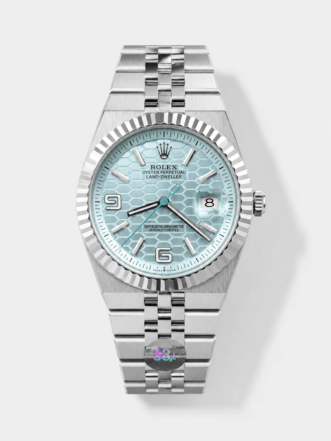 Rolex Land-Dweller 127336 Ice Blue Honeycomb 40MM Swiss Super Clone Watch - view 1
