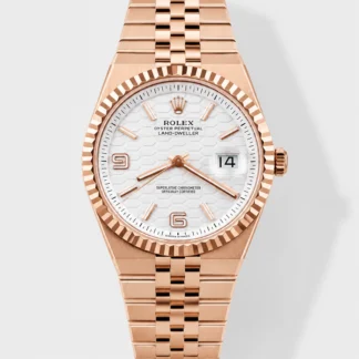 Rolex Land-Dweller 127335 Steel Honeycomb Rose Gold 40MM Swiss Super Clone Watch - view 1
