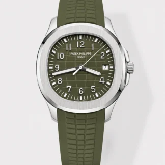Patek Philippe Aquanaut Super Clone 5168G Green Dial 904L Steel Watch - view 1